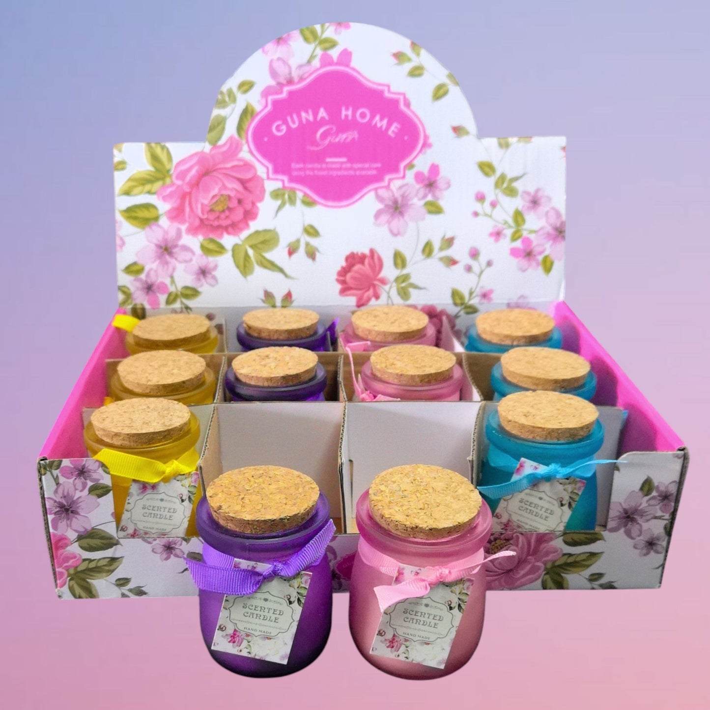 CANDELAS AROMATICAS  TAPA MADELA HK1010