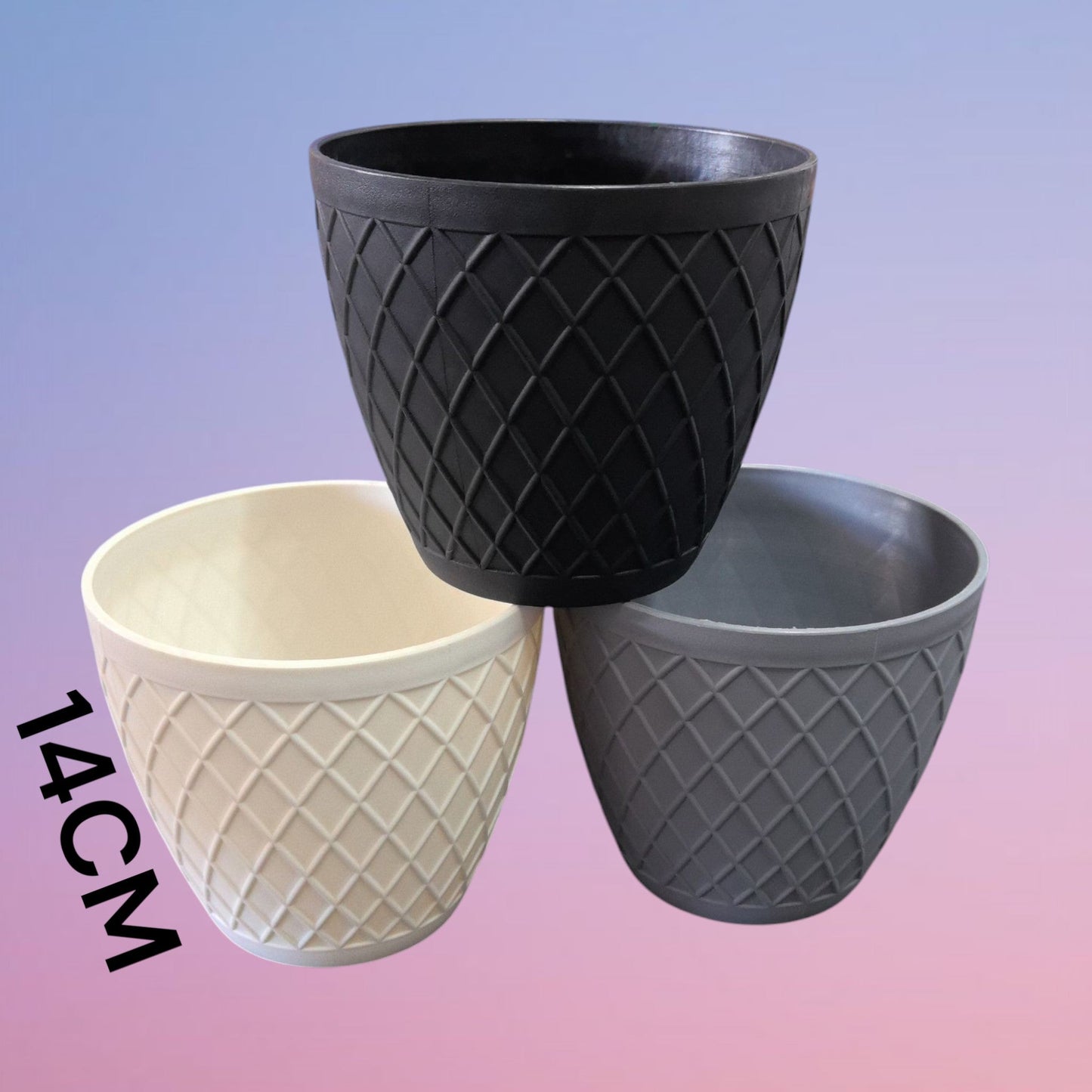 MACETA PVC 890-2 14CM