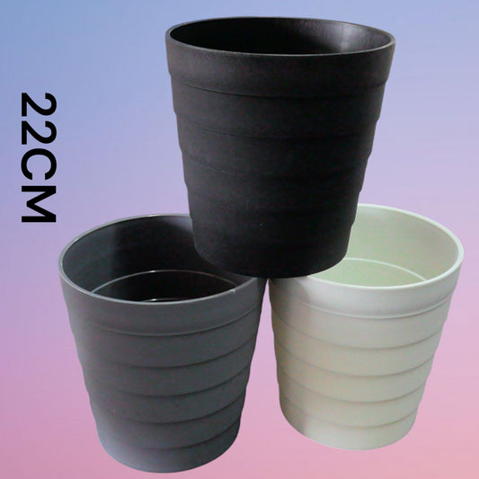 MACETA PVC 810-4 22CM