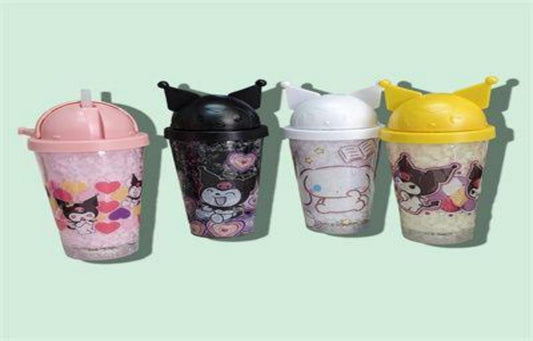 VASO CON LUZ 450ML KUROMI
