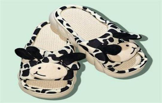 CHANCLETAS TELA JIRAFA