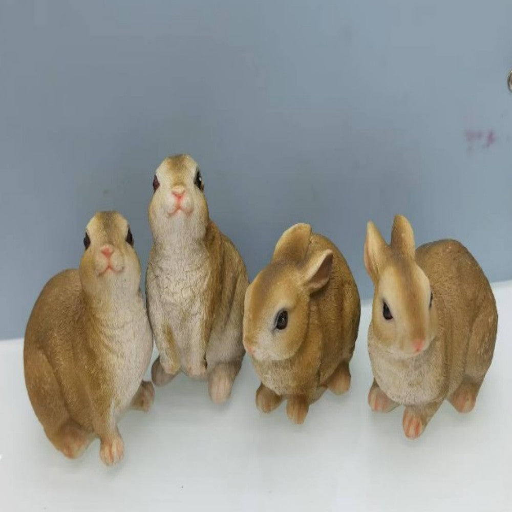 JUEGO ADORNO CONEJO 4PCS 160