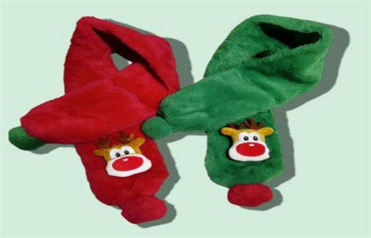 BUFANDA NAVIDAD VENADO 2BOLA