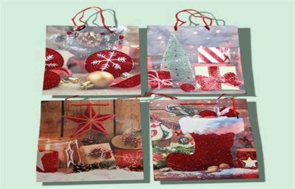 BOLSA REGALO NAVID M 32*26CM 1406M