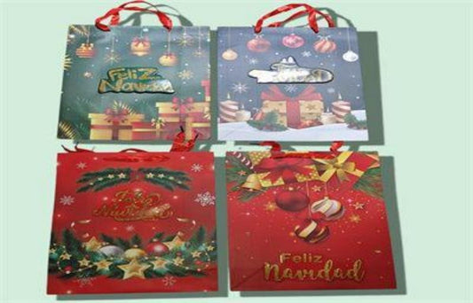 BOLSA REGALO NAVID L 30*40CM 5102L