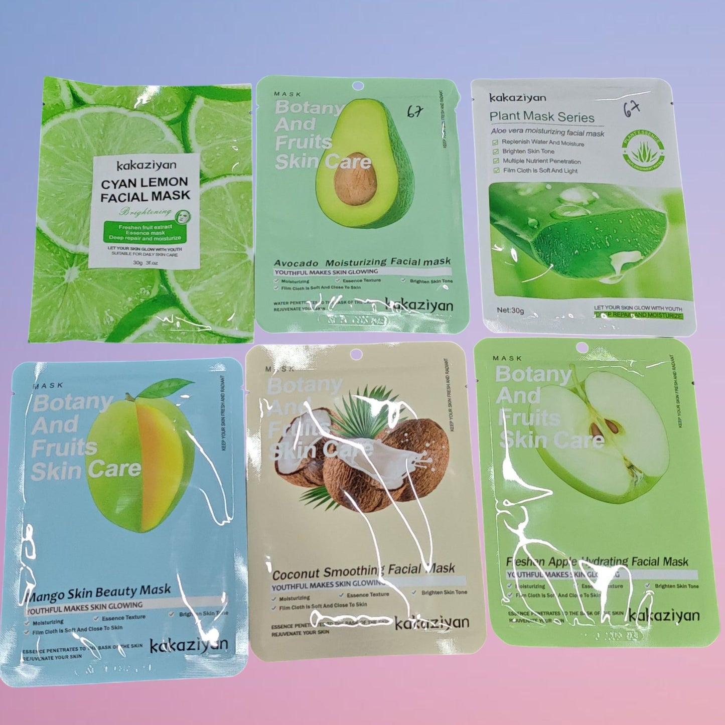 MASCARILLA FACIAL FRUTAS M1
