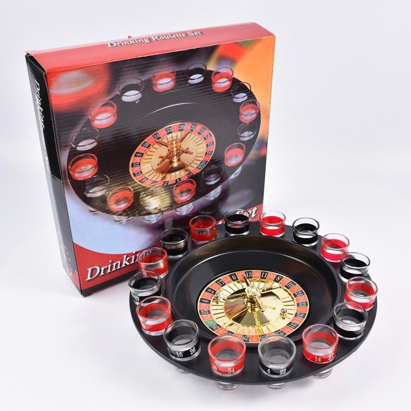 JUEGO DE TRAGO CON RULETA 16VASO 88067