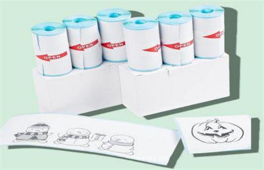 PAPEL STICKER ROLLO P/ MINI IMPRESORA
