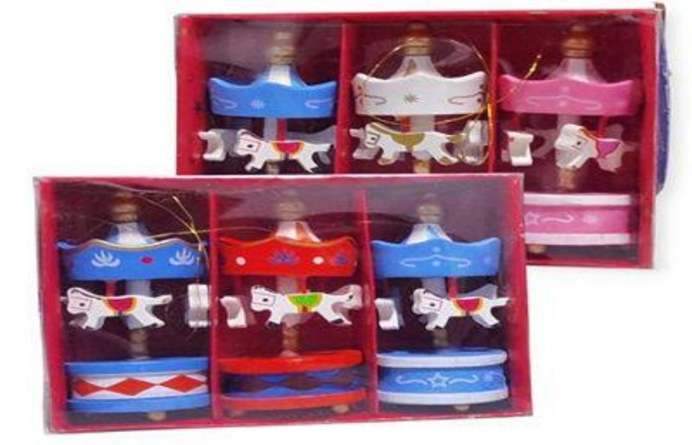 ADORNO CARRUSEL 3PCS