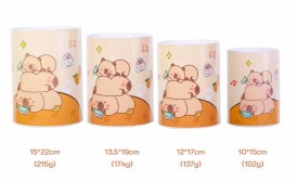 SET ALCANCIA 4PCS CAPIBARA