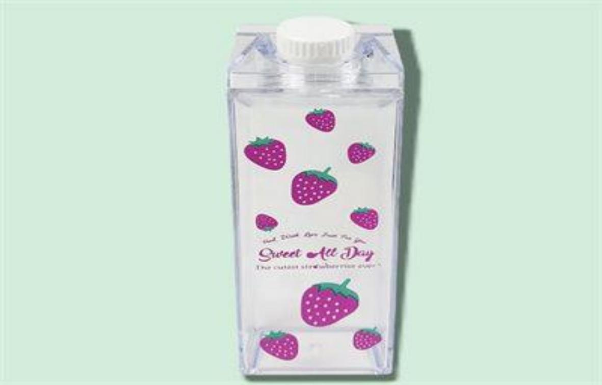 BOTELLA LECHE FRESA 500ML