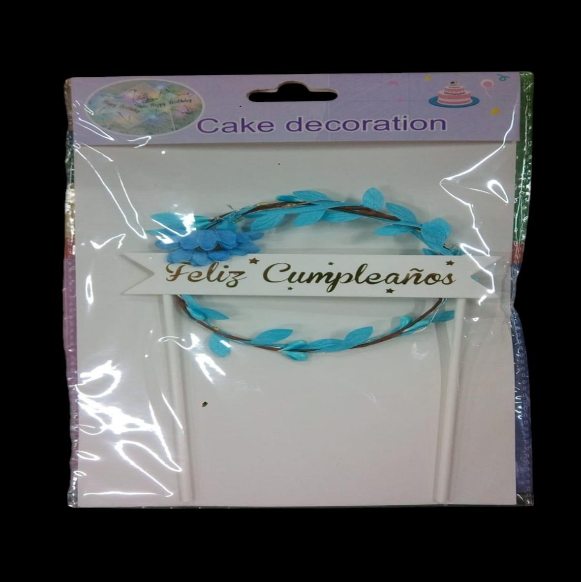 TOPPER DE PASTEL C/LUZ FLOR