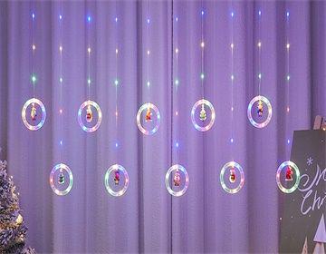 LUZ CORTINA ARBOL METAL 8 CALIDO