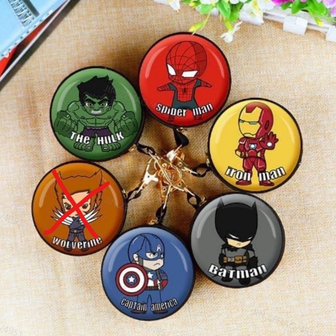 MONEDERO REDONDA PERSONAJE