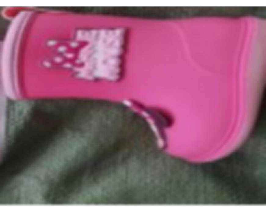 Botas de lluvia Minnie color rosado