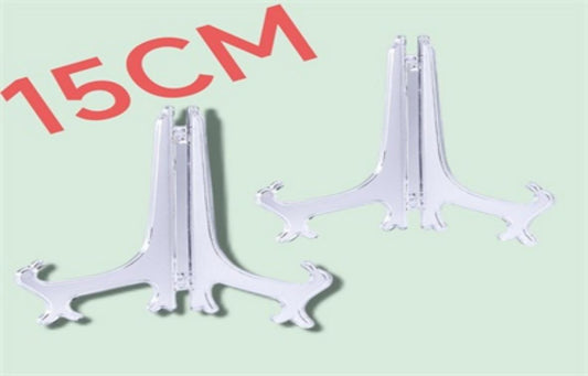 SOPORTE ACRILICO PARA CUADRO 15CM 2PCS