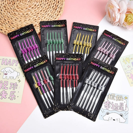 SET CANDELA PASTEL 6PCS