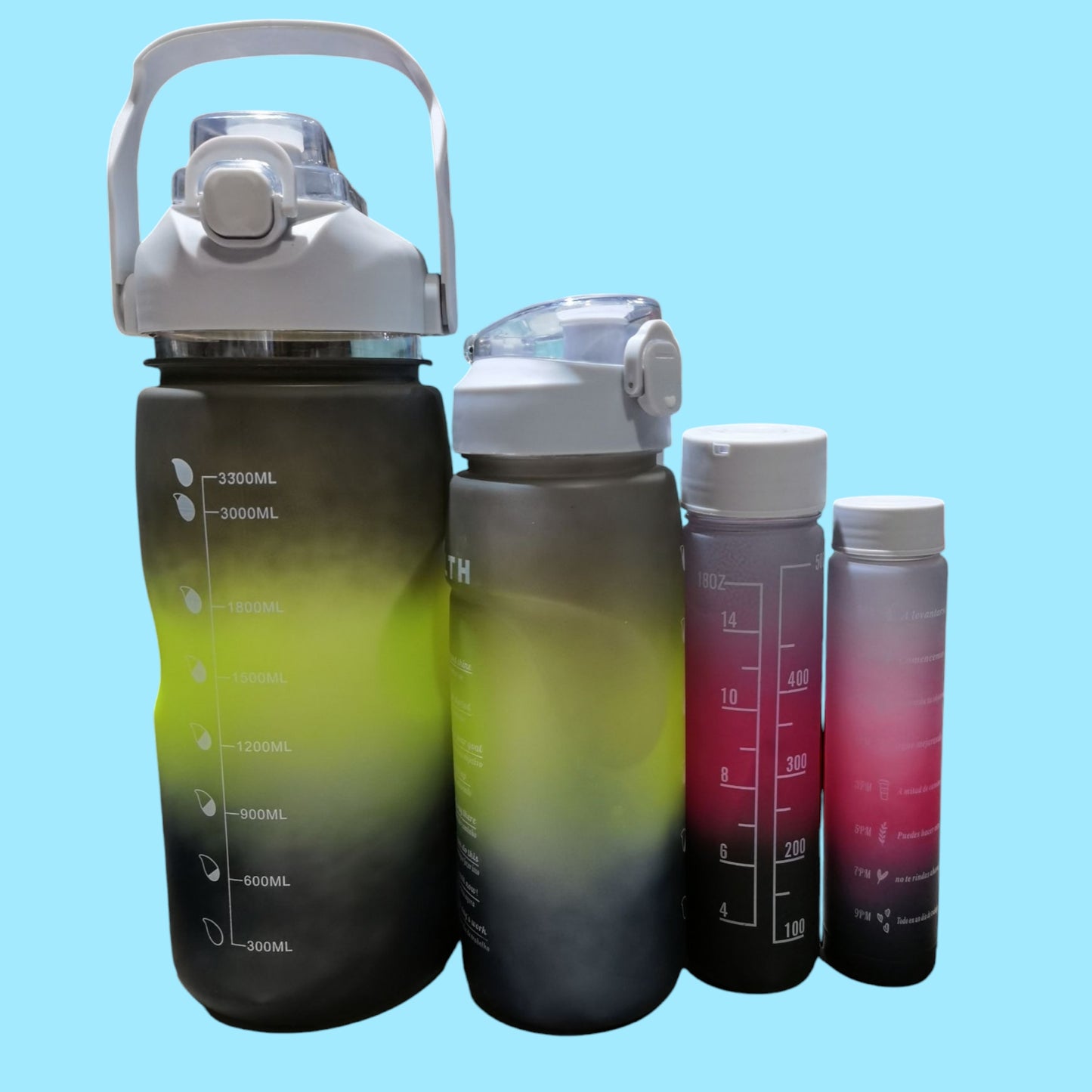 BOTELLA COLOR 4 PCS