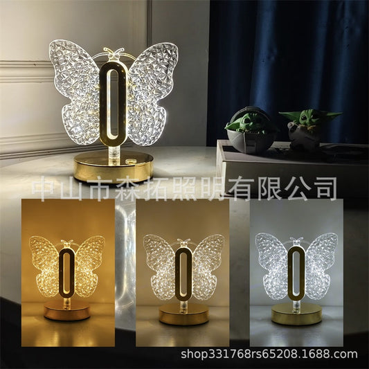 LAMPARA MARIPOSA DE TOQUE B