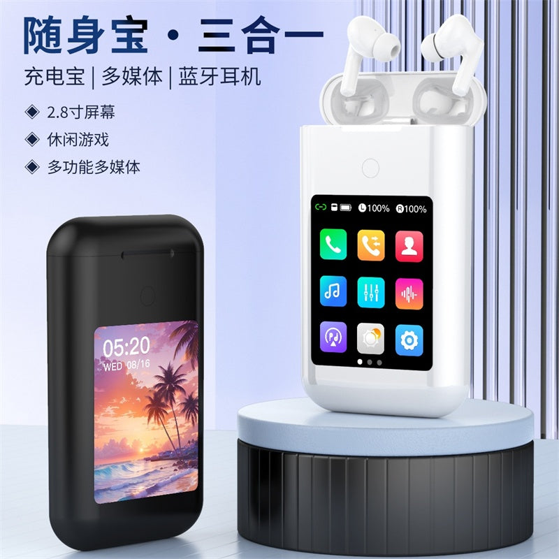 AUDIFONO+POWER BANK+PANTALLA A98