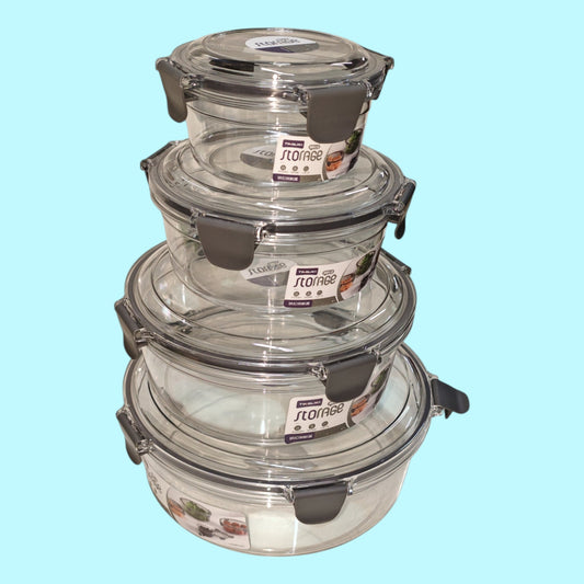 JUEGO TAZA VIDRIO 4PCS 8365