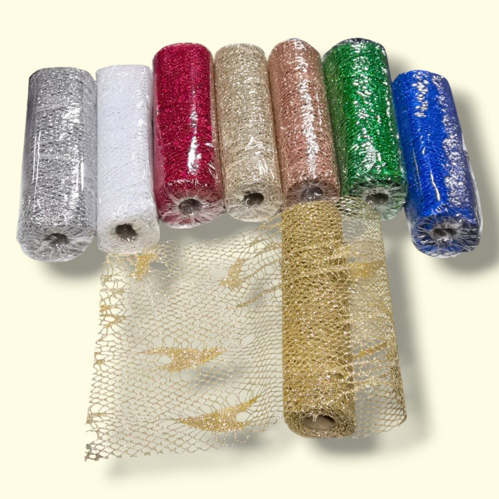 MALLA NAVIDAD 24CM CORAZON