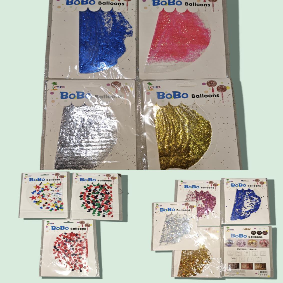 GLOBO BOBO CON ESCARCHA