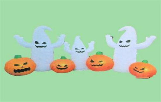 INFLABLE DE HALLOWEEN 2.4M FANTASMA