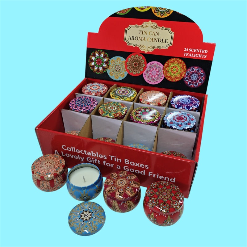 CANDELA AROMA TARRO FLOR GDE