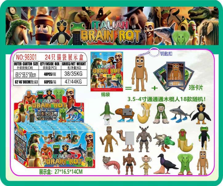 LLAVERO SORPRESA BRAIN ROT 98301