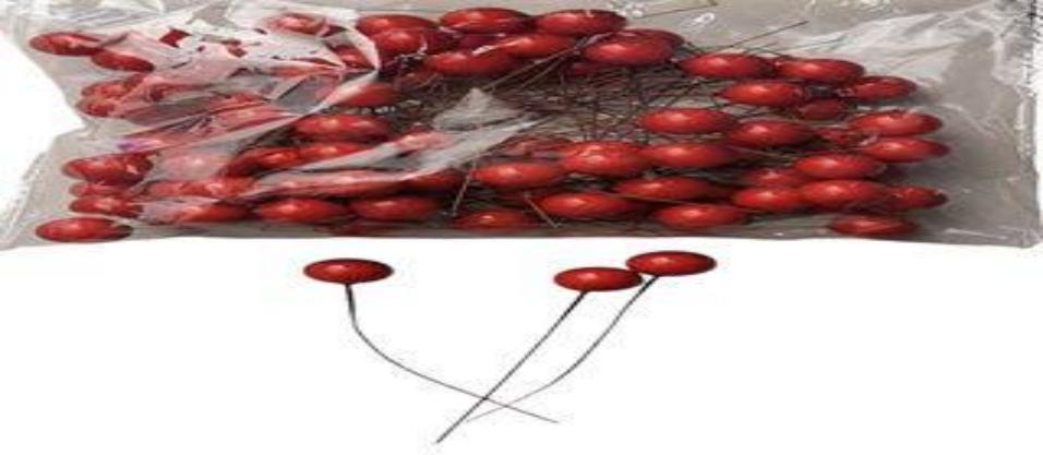 BOLSA DE FRUTA ROJO 100PCS