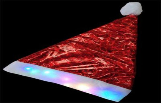 GORRO NAVIDAD BRILLO LUZ