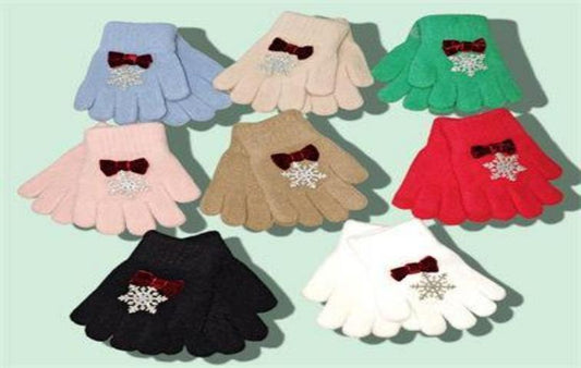 GUANTE NAVIDAD LAZO P/NINO