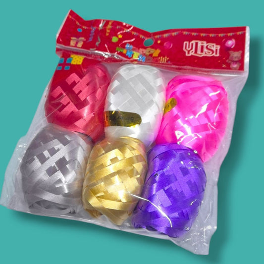 CINTA PARA LAZO 6PCS 5MM*10M LISO