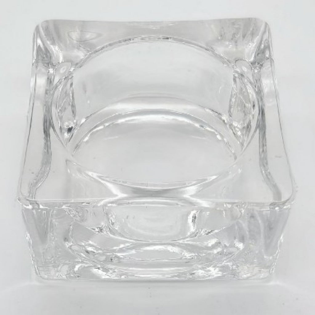 CANDELABRO VIDRIO CUBO