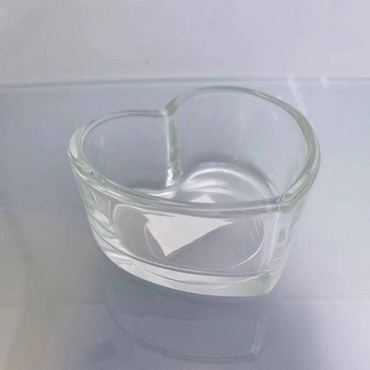 CANDELABRO VIDRIO CORAZON B