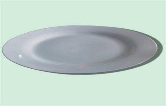 PLATO CERAMICA BLANCA 10PUL