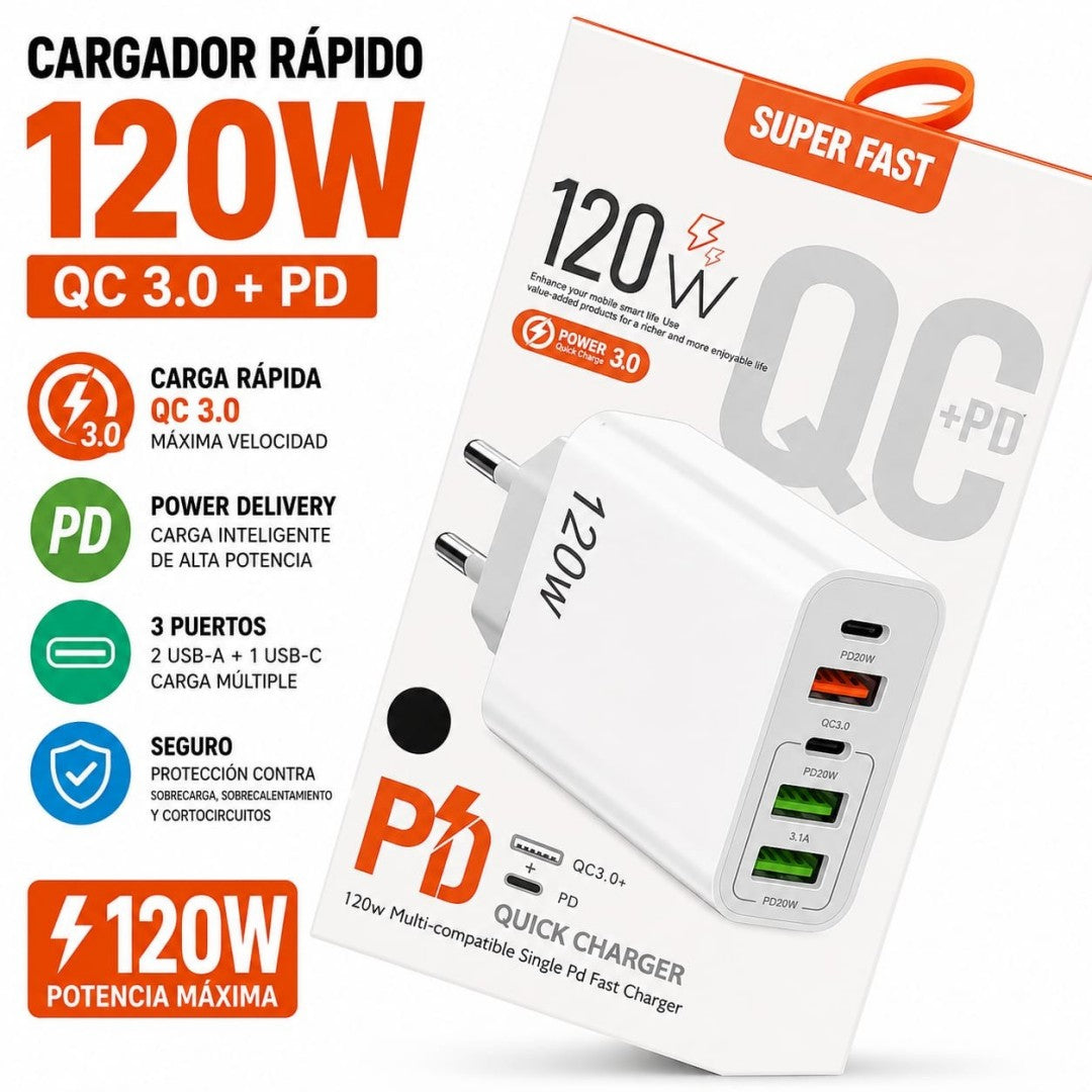 CARGADOR 120W 3.0