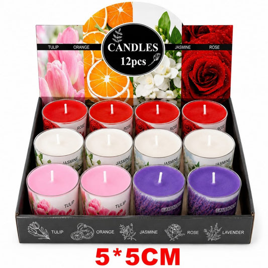 CANDELA 5*5 12PCS CAJA