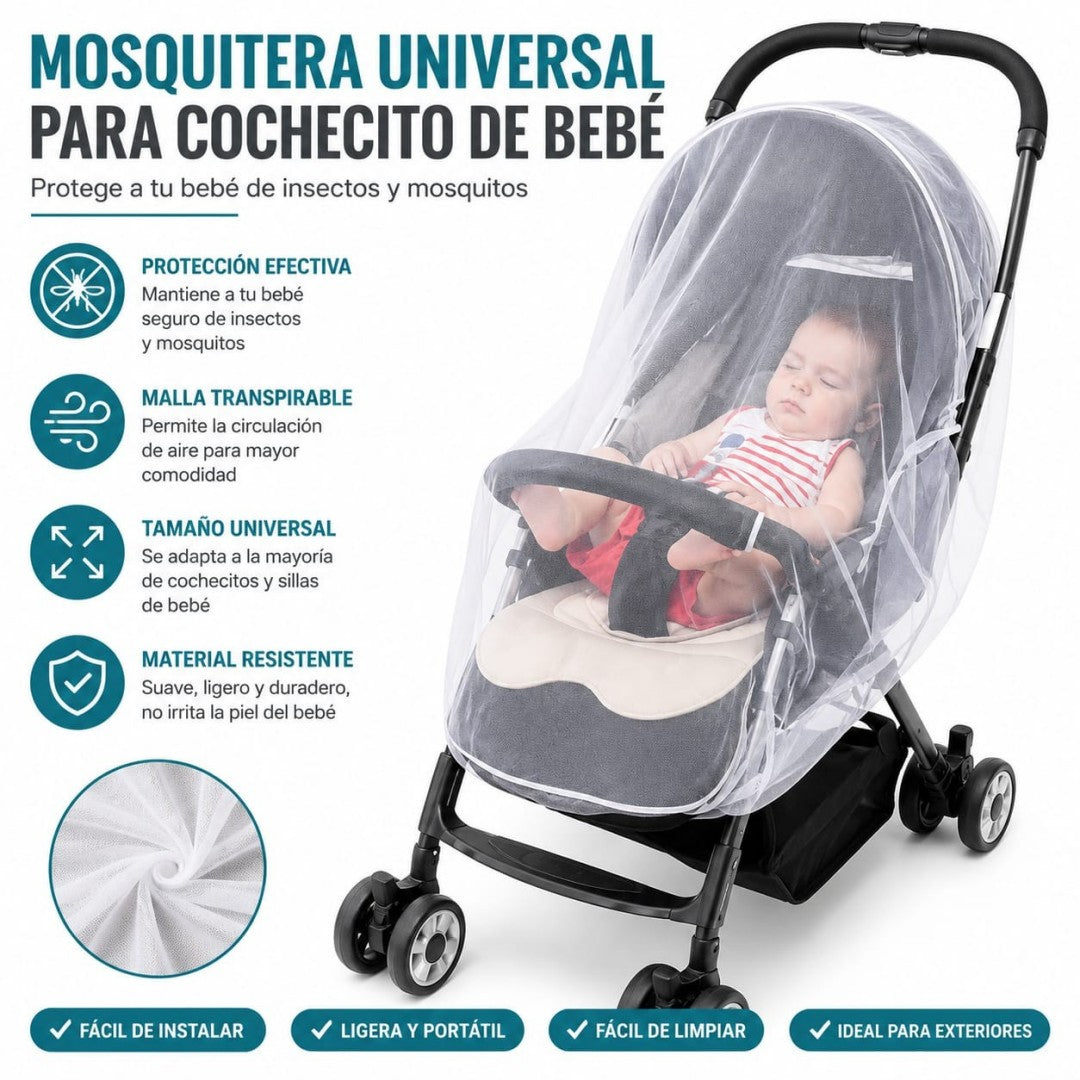 MOSQUITERO PARA COCHE BEBE 140*150