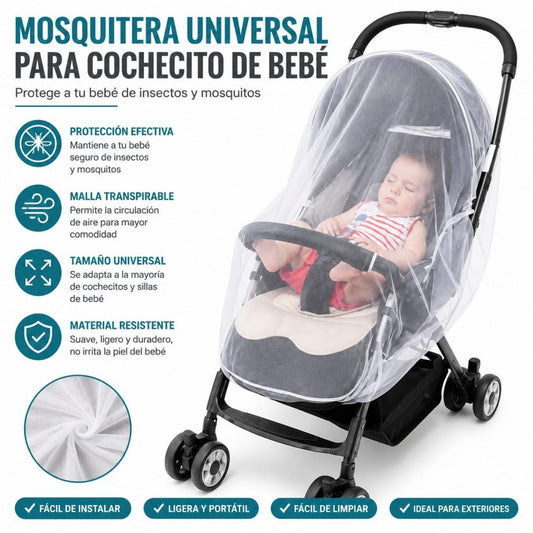 MOSQUITERO PARA COCHE BEBE 140*150