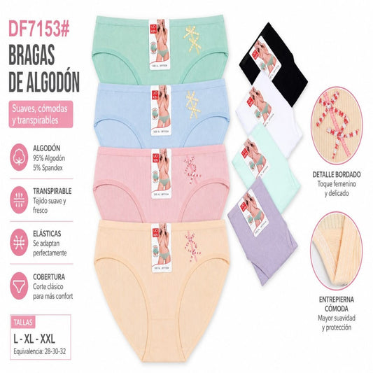 CALZON MUJER ALGODON DF7153