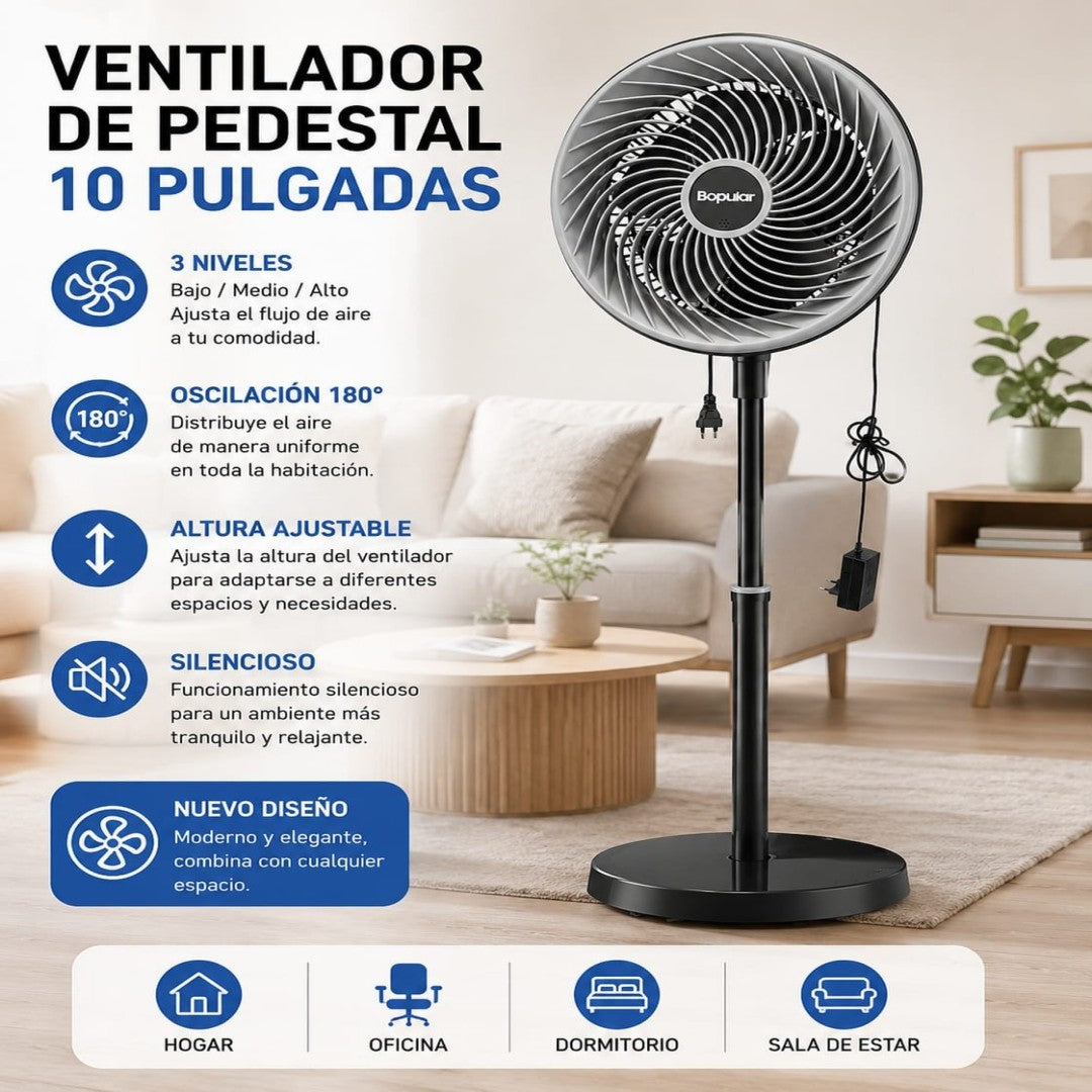 VENTILADOR BOPULAR 10PULGA SF25-1A