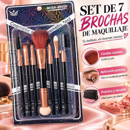 SET BROCHA MAQUILLAJE 7366-7