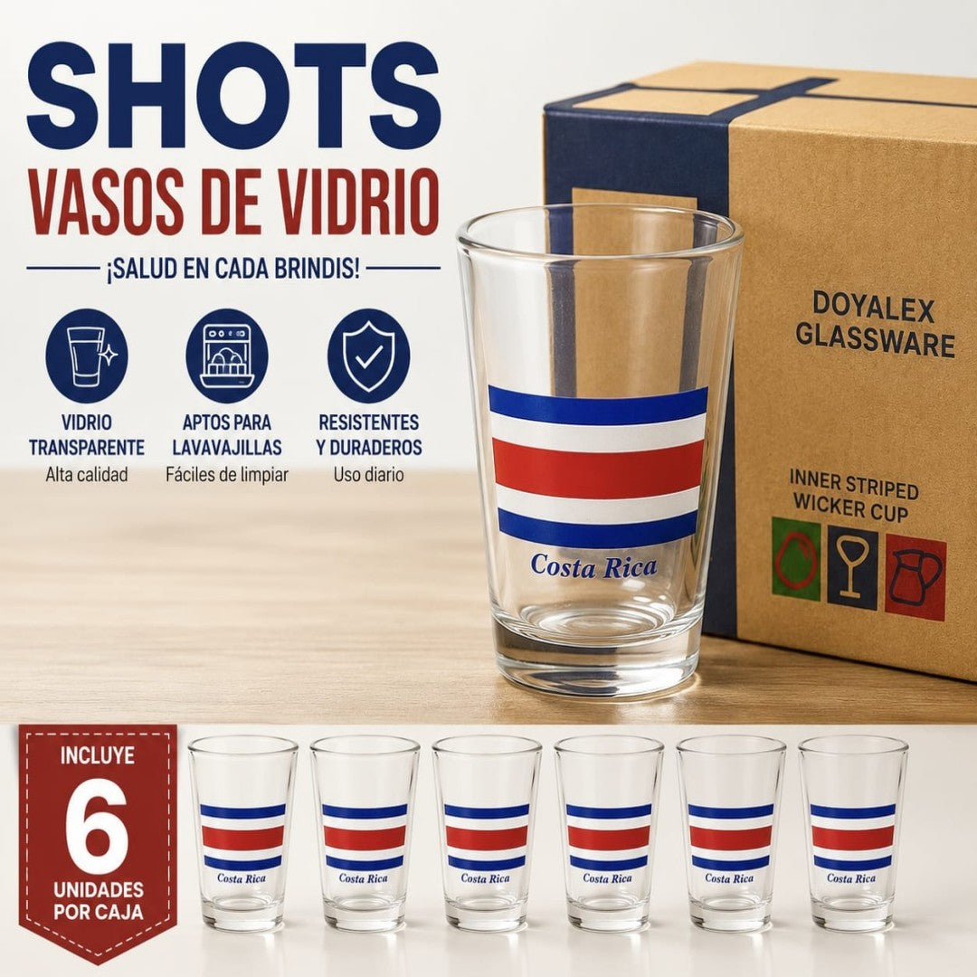 SHOTS 6PCS VIDRIO CR 5083 C