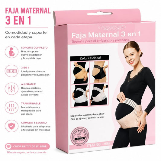 FAJA DE SOPORTE PARA EMBARAZO