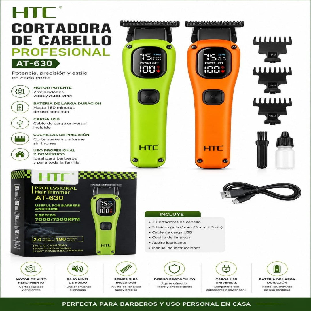 MAQUINA CORTADORA DE CABELLO AT-630