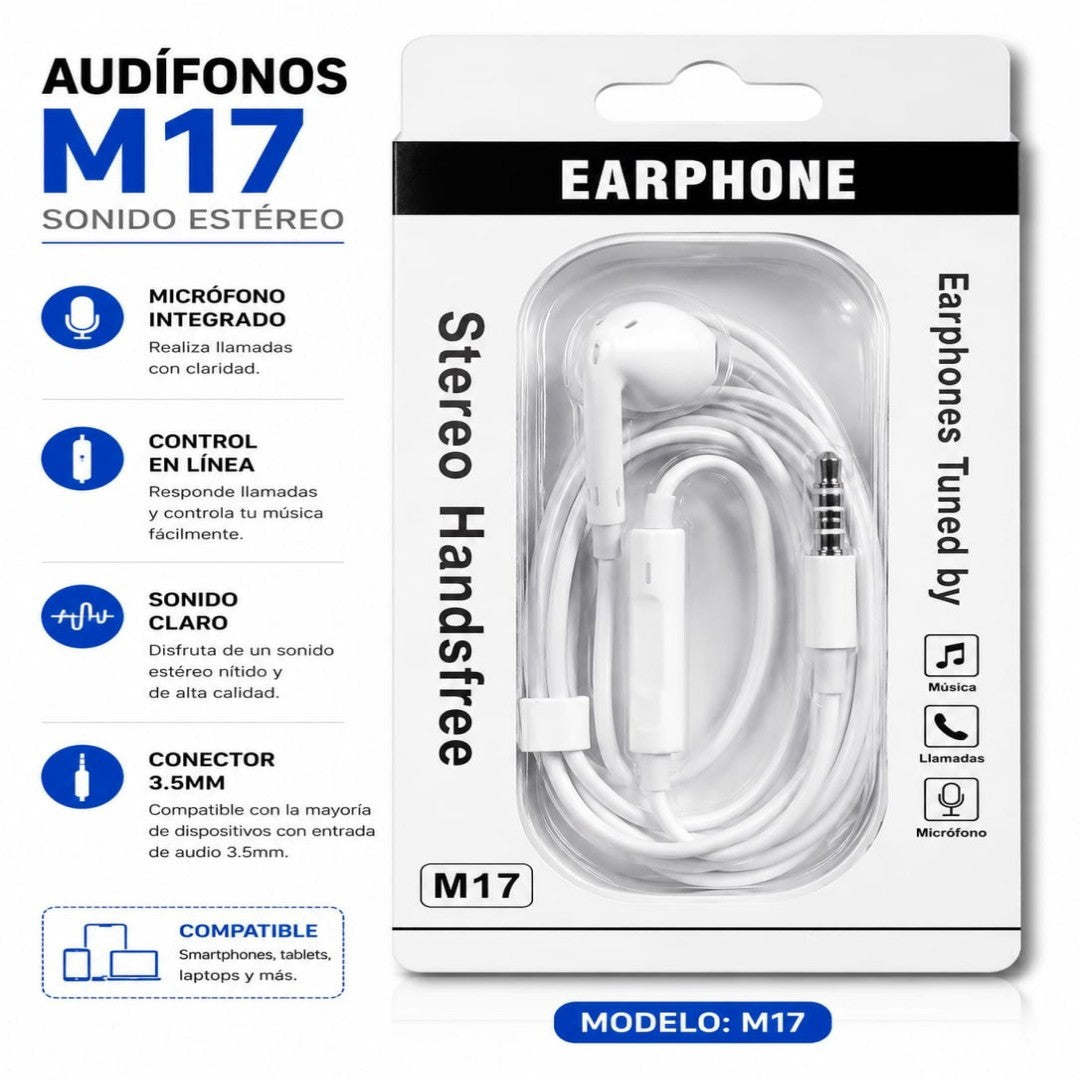 AUDIFONO CABLE M17
