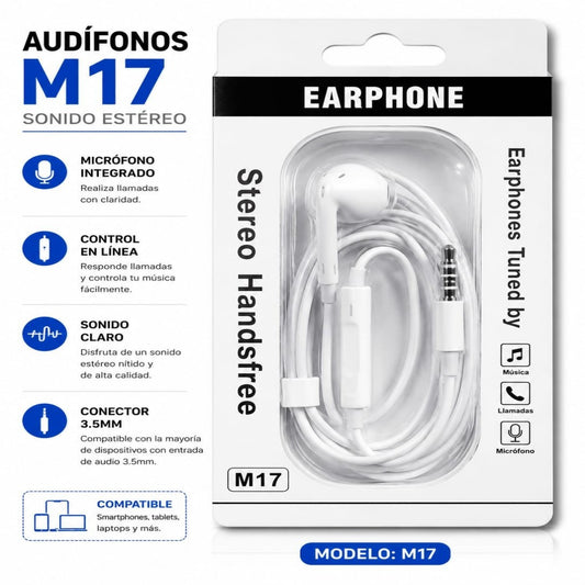AUDIFONO CABLE M17
