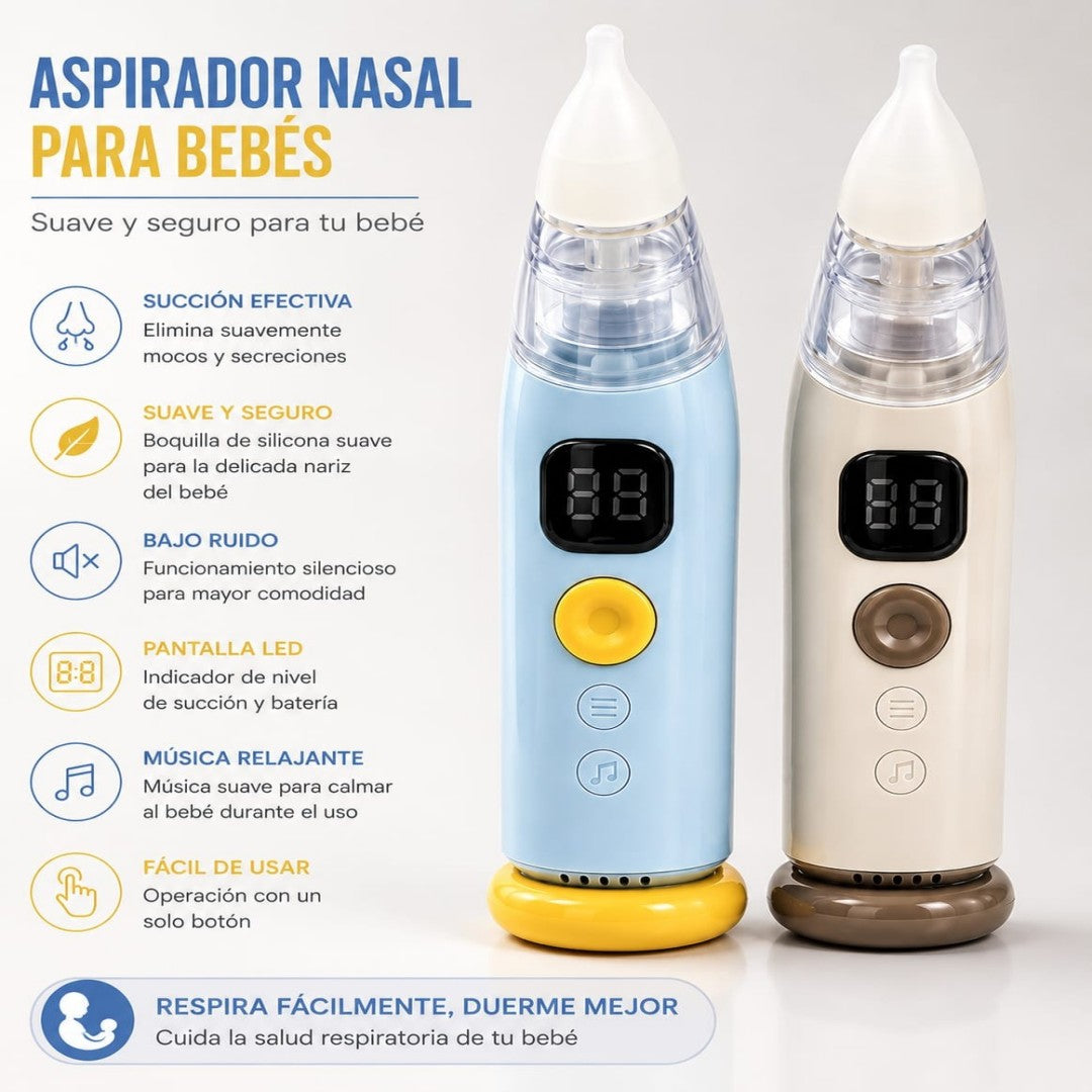 ASPIRADOR NASAL ELECTRICO PARA BEBE